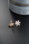 Heliophilia Silver Pendientes de Plata de Ley 925 con Baño de Oro Rosa y Circón